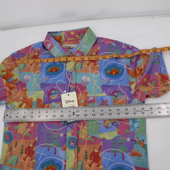 NWT RSVLTS Shirt Mens XS Disney Goofy Movie The Open Road KUNUFLEX Short Sleeve - Picture 16 of 16